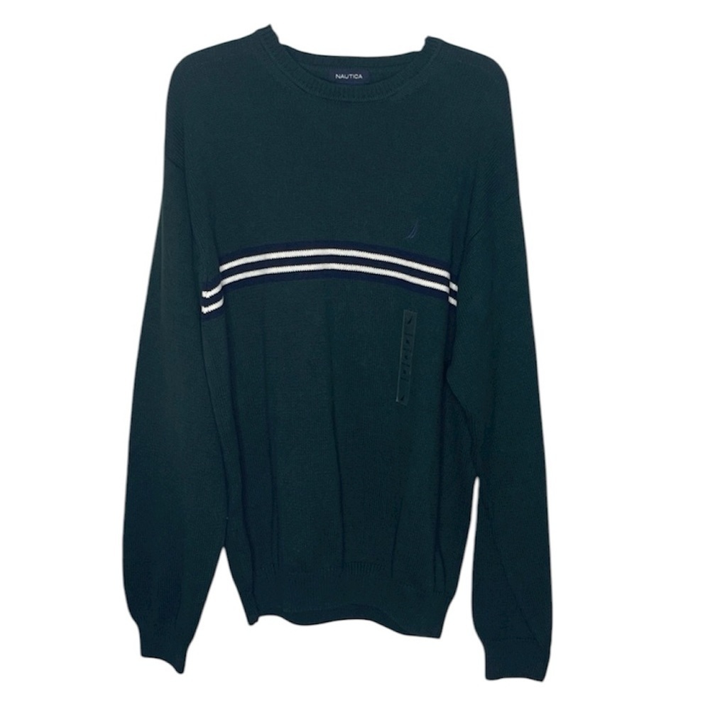 🆕 NAUTTICA Rich Ivy Men’s pullover Sweater Size XL
